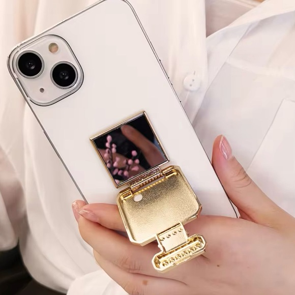 #5 NWT Universal Phone STAND  has Mirror and a place to add a picture - Picture 3 of 3